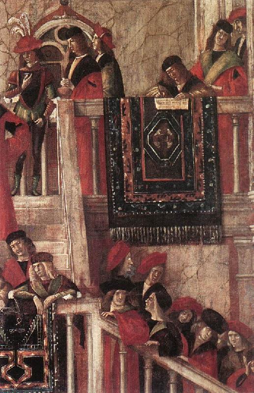 CARPACCIO, Vittore Meeting of the Betrothed Couple (detail) dfg china oil painting image